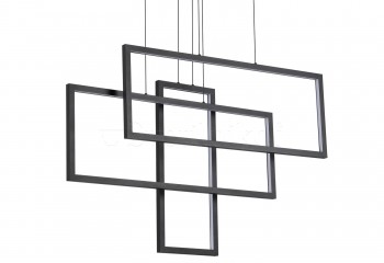 Світлодіодна люстра FRAME SQ 103cm BK Ideal Lux 269382