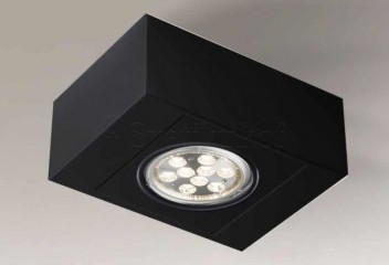 Точечный светильник UTO H 1 24cm G53 BK Shilo 7101