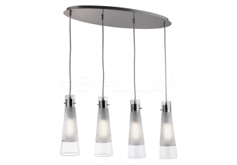 Подвесная люстра KUKY SP4 TRASPARENTE Ideal Lux 023038