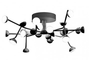 Потолочная люстра ADN LED 72W BK Mantra 6423