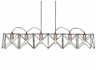 Подвесная люстра ANTHEA Searchlight 8416-6BK