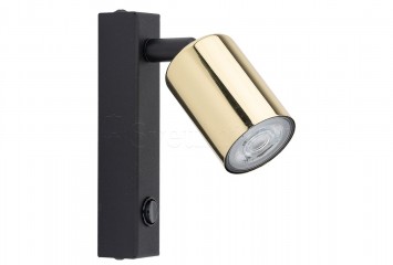 Спот настінний TOP 1 BK/GO TK-Lighting 6087