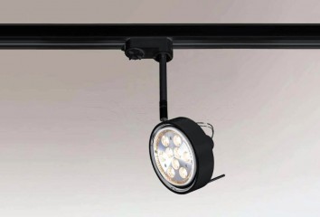 Трековий спот FUSSA D8 GU10 BK Shilo 6601