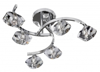 Потолочная люстра Searchlight Sculptured Ice II 8086-6CC
