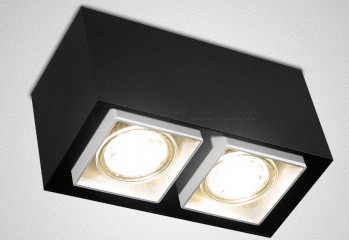 Точковий світильник MaxBoxter 2 BK/WH Imperium Light 285216.05.01