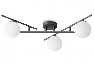 Потолочная люстра ATLAS 3 BK Ideal Lux 311357