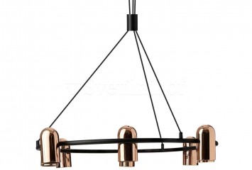 Підвісна люстра VIVI 8 BK/GO Azzardo AZ5731