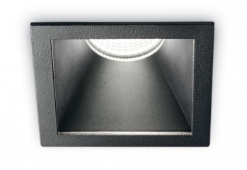 Встраиваемый светильник GAME SQUARE BLACK BLACK Ideal Lux 192383