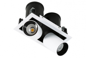 Точковий світильник Italux Mercanta GL7117-2/12W 4000K WH+BL