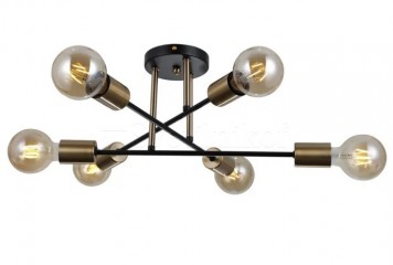 Потолочная люстра FORMIO Italux PND-4052-6-BL-HBR