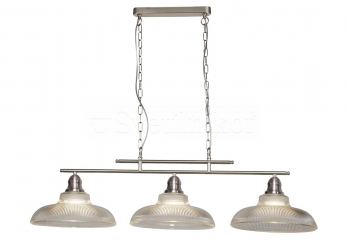 Подвесная люстра Bistro III 3 bar Searchlight 7183-3SS