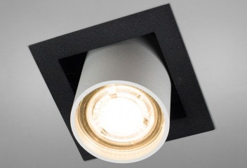 Точечный светильник GOGGLES 1 BK/WH Imperium Light 27314.05.01