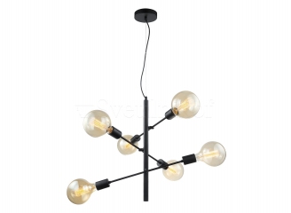 Підвісна люстра Italux Madalyn MDM3582/6 BK