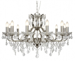 Подвесная люстра Searchlight Paris 87312-12SS