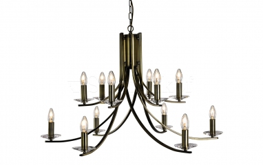 Подвесная люстра Searchlight Ascona 41612-12AB