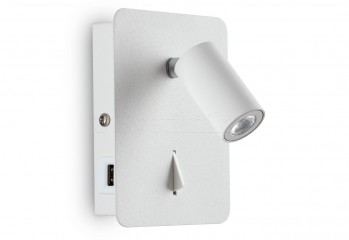 Бра GEA AP1 LED SQUARE WH Ideal Lux 239637