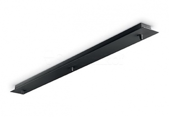 База ROSONE METALLO 3 LUCI NERO Ideal Lux 123301