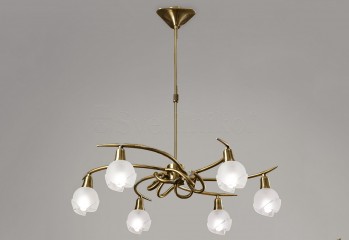 Подвесная люстра BALI CUERO 6 Mantra 1211