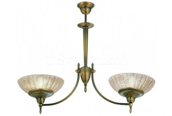 Підвісна люстра ONYX 2 BR matt/tr Amplex 313