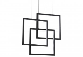 Світлодіодна люстра FRAME SQ 73cm BK Ideal Lux 269375