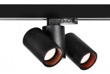 Трековий світильник MEGARA GU10 BK Azzardo AZ4443