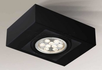 Точечный светильник KOGA 1 GU10 BK Shilo 1152