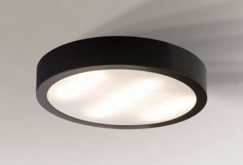 Плафон NOMI LED 3000K IP44 32 BK Shilo 8070