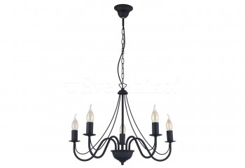 Підвісна люстра Diana 5l BK TK-Lighting 1757