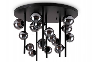 Потолочная люстра PERLAGE 18 BK/SM Ideal Lux 328386