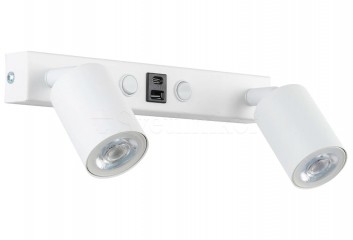 Спот настінний TOP 2 USB WH TK-Lighting 10276