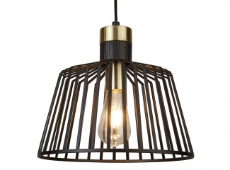 Подвесной светильник Searchlight Bird Cage 9411BK