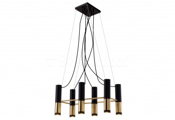 Підвісна люстра KAVOS 6 BK Amplex 0385