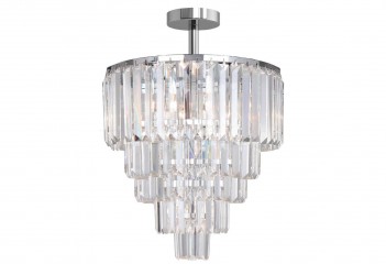 Стельова люстра AMEDEO ZumaLine FC17106/6+3+1-CHROME+CL
