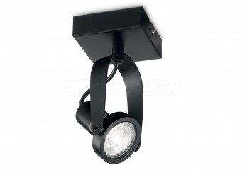 Спот GLIM COMPACT PL1 BK Ideal Lux 229560