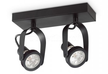 Спот GLIM COMPACT PL2 BK Ideal Lux 229584