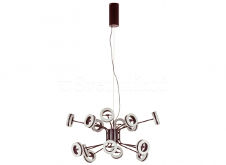 Світлодіодна люстра Italux Metis AD16002-16A COFFEE