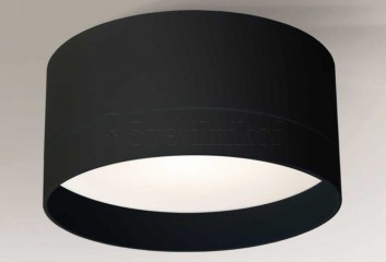 Плафон TOSA LED 4000K IP44 BK Shilo 8583