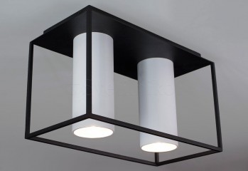 Точечный светильник TOWER 2 R BK/WH Imperium Light 213226.05.01