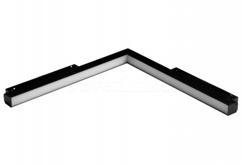 Магнитный трековый светильник ALFA SAGA CORNER B 24W SWITCH DIM BK Azzardo AZ6245