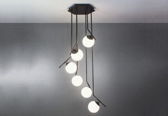 Подвесная люстра GRAPE BK/WH Imperium Light 2556120.05.01