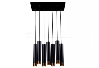 Подвесная люстра EIDO 7 BK Amplex 0344