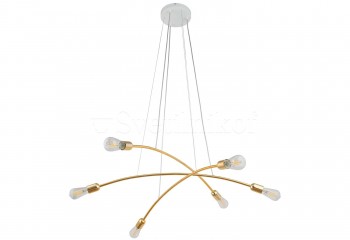 Подвесная люстра HELIX 6 GO/WH TK-Lighting 5621