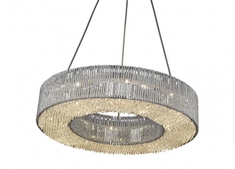 Підвісна люстра ZumaLine CARLO P0207-08L silver