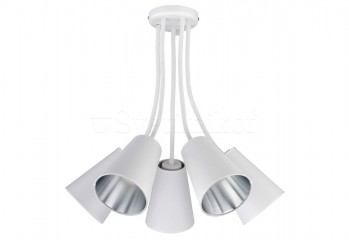Стельова люстра WIRE SILVER 5 TK-Lighting 3242