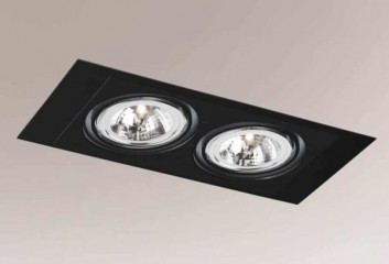 Точечный светильник MUKO H 2 G53 BK Shilo 7356