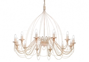 Подвесная люстра CORTE SP12 BIANCO ANTICO Ideal Lux 097664