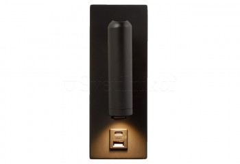 Спот настенный MARLOW LED USB BK Searchlight WL-MLW-B