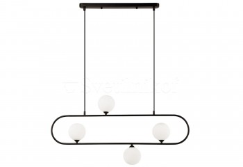 Подвесная люстра FANCY 4 BK Viokef 4229800