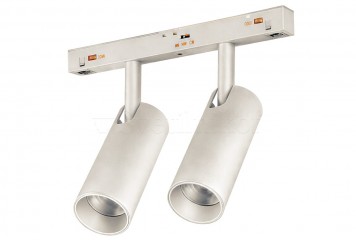 Магнітний трековий світильник ALFA NIKO 2х12W CCT SWITCH DIM WH Azzardo AZ6514