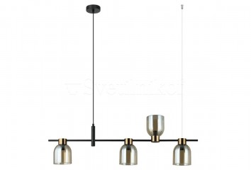 Підвісна люстра SERVIO Italux PND-66892-4-BK-AMB